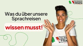 5 Dinge die du über unsere Sprachreisen nach Italien wissen musst  Italienisch lernen 🇮🇹 [upl. by Einniw]