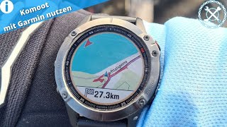 Komoot Navigations Funktion der Garmin FÄ“nix 6 Pro [upl. by Lacombe865]