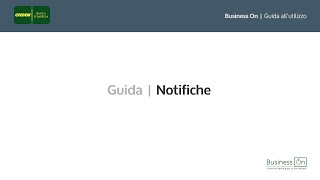 Credem Business On  Notifiche [upl. by Alleinad348]