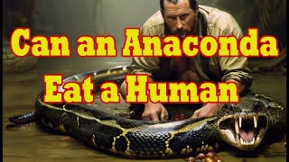 Can an anaconda eat a human [upl. by Madaras]