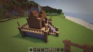 Rizzial Minecraft How To Build A Survival Starter House Tutorial 7 [upl. by Paulsen]