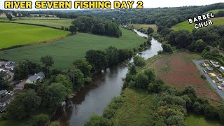 RIVER SEVERN FISHING DAY 2 BARBEL CHUB [upl. by Oicnanev]