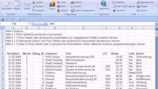 am4410  PivotTabellen in Excel 2007 [upl. by Festa]