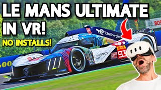 How to play Le Mans Ultimate in VR WITHOUT Installing ANYTHING [upl. by Nealy321]