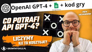 GPT4 API OpenAI  Przetwarzanie długiego tekstu konstruowanie PROMPT pisanie kodu GPT w Sheets [upl. by Eetsirhc]