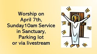 April  Easter 2 Worship 10am [upl. by Nived]