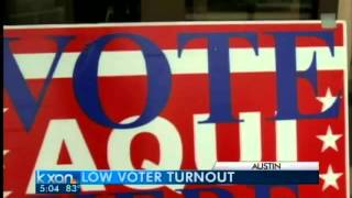 Voter turnout low in Austin at 10 [upl. by Sicular843]