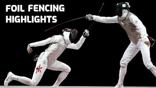 5 minutes of chill foil fencing highlights [upl. by Paule]