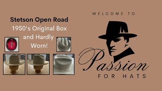 Stetson 1950s Open Road brief overview against a 2015 model [upl. by Ativet]