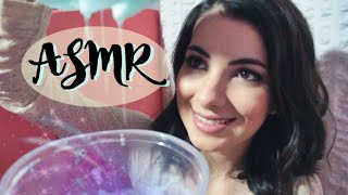 ASMR Água espuma e esponja Vídeo para relaxar  sponge foam and water  PORTUGUÊS [upl. by Lessard]