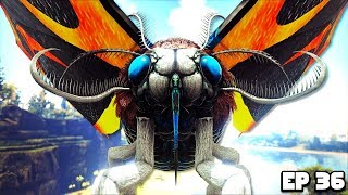 Taking on the MASSIVE MOTHRA BOSS  ARK MEGA Modded 36 Pugnacia [upl. by Fiann298]