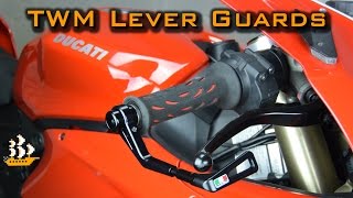 Ducati 1299 Panigale Tinkering  TWM Brake Lever Guard [upl. by Lenuahs]