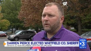 Whitfield Co Sheriff Elect Darren Pierce shares whats next after win over 32 year incumbent [upl. by Lippold]