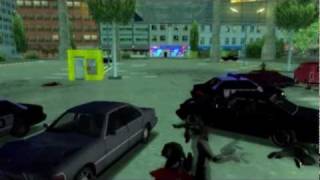 GTA SA PS2日本語版 ミッション28 THE GREEN SABRE [upl. by Stoddart766]