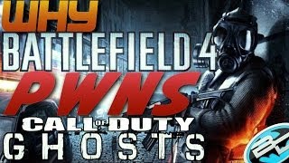 Why quotBattlefield 4quot PWNS quotCall of Duty Ghostsquot  BF4 Vs COD Ghosts GameplayCommentary [upl. by Siradal]