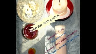 DIY Curl Setting Lotion  natural hair [upl. by Salbu]