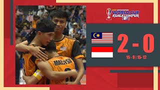 Sorotan Perlawanan Malaysia 20 Indonesia  SA  Berpasukan Regu 1  ISTAF World Cup 2024 [upl. by Hcab]