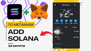 How To Add Solana Network To Metamask  StepByStep [upl. by Cheadle]