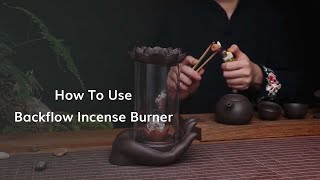 How To Use Backflow Incense Burner [upl. by Joslyn]