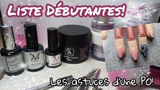 LISTE MATERIEL POUR LES DEBUTANTES ONGLES EN GEL  Prothésie Ongulaire [upl. by Leasim]