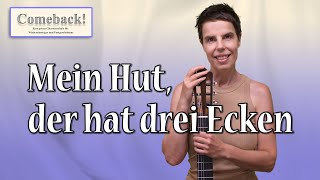 124 Gitarre lernen für Fortgeschrittene  Mein Hut der hat drei Ecken [upl. by Svoboda]