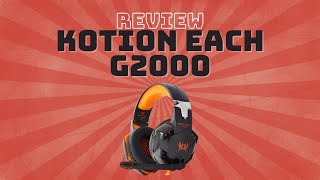 REVIEW KOTION EACH G2000  Audífonos Gamer Baratos  Tech Juan [upl. by Nalyorf]