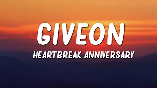 Giveon  HEARTBREAK ANNIVERSARY Lyrics [upl. by Imat63]