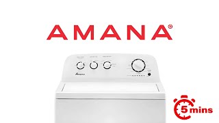 Amana Washer Not Agitating [upl. by Colver]