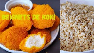 Croustillants beignets de koki 🇨🇲 Black eyed beans puff puff Beignets de haricots  Akara  Acara [upl. by Tigges]