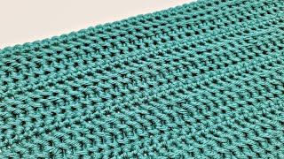 How To Crochet Modified Linked Double Triple Crochet Stitch [upl. by Ahseiym782]