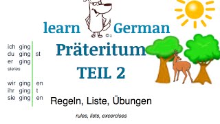 Learn German Präteritum  TEIL 2 [upl. by Annasoh]