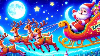 Santas Sleigh amp Snowflakes Ring Ring Jingle Bells  A Christmas Carol for Kids  Zam Zam Zoo [upl. by Amethyst840]