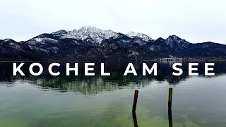 Walking Tour Germany  Kochel Am See Bavarian Alps  4K [upl. by Rosalind]