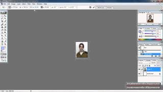 Recortar imagen con Photoshop 7 Portable [upl. by Hteb]