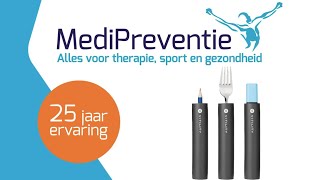 Handvatverdikkers Vitility  set 8 stuks  Aangepast bestek  Schrijf hulpmiddelen  MediPreventie [upl. by Annahtur]