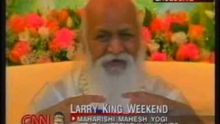 quotWhat is Yogic Flyingquot Asks Larry King to Maharishi Mahesh Yogi [upl. by Glenna]