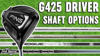 PING G425 Driver Shaft Options  Which Shaft Is Right For You [upl. by Koressa]