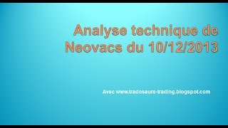 Analyse technique de NEOVACS par Tradosaure trading [upl. by Betsy]