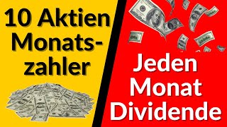 10 Aktien mit Monatlicher Dividende 💰Teil 1  Jeden Monat Dividende [upl. by Kono]