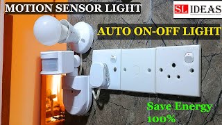 Automatic On Off Light Switch \ Motion Sensor Light \ Save Energy\PIR [upl. by Esertap]