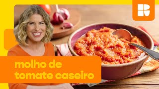 Molho de tomate caseiro  Rita Lobo  Cozinha Prática [upl. by Leugimesoj]