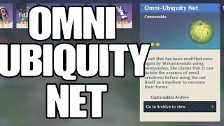 How to get the Omni Ubiquity Net  Genshin Impact [upl. by Newsom]