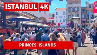 Istanbul 2022 Princes Islands  Buyukada Adalar 17July Walking Tour4k UHD 60fps [upl. by Northway]