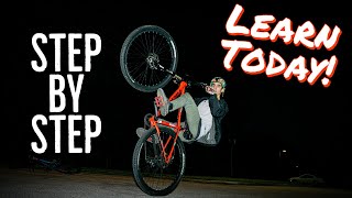 How To Wheelie a Mountain Bike the EASY way  Beginner or Advanced [upl. by Nossah]