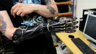 3D printing yourself a hand Deus Exs bionic limbs are being made for real by Open Bionics [upl. by Lekim479]