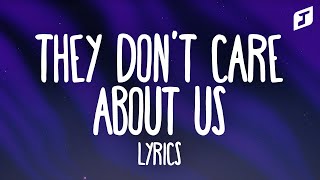 Michael Jackson  They Don’t Care About Us Lyrics [upl. by Chuck]