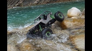 RC Rock Crawler HB P1001 110 RTR Test [upl. by Anaib604]