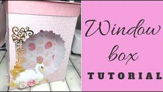 Window Box Tutorial Marthacreations design [upl. by Eiramaliehs231]