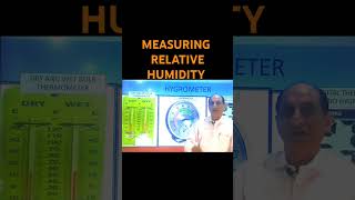 Measuring Relative Humidity dry and wet bulb thermometer [upl. by Atela136]