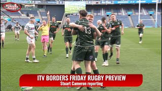 ITV BORDERS FRIDAY RUGBY PREVIEW  30824 [upl. by Ak]